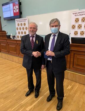 Із Василем Михайловичем Князевичем - українським лікарем, міністром охорони здоров’я України (2007-2010)