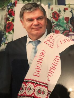 Рушник від вдячних мешканців с. Спаське за допомогу в газифікації сіл Спаське і Любитово Кролевецької громади на Сумщині