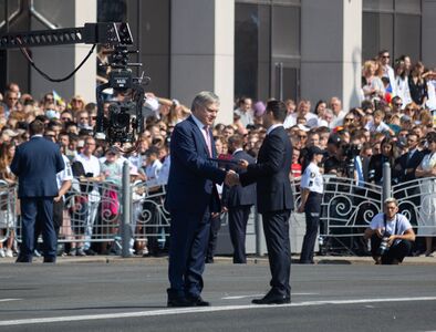 Нагородження Кременя В. Г. Орденом Князя Ярослава Мудрого ІІІ ступеня Президентом України Зеленським В. О. (24 серпня 2021 р.)